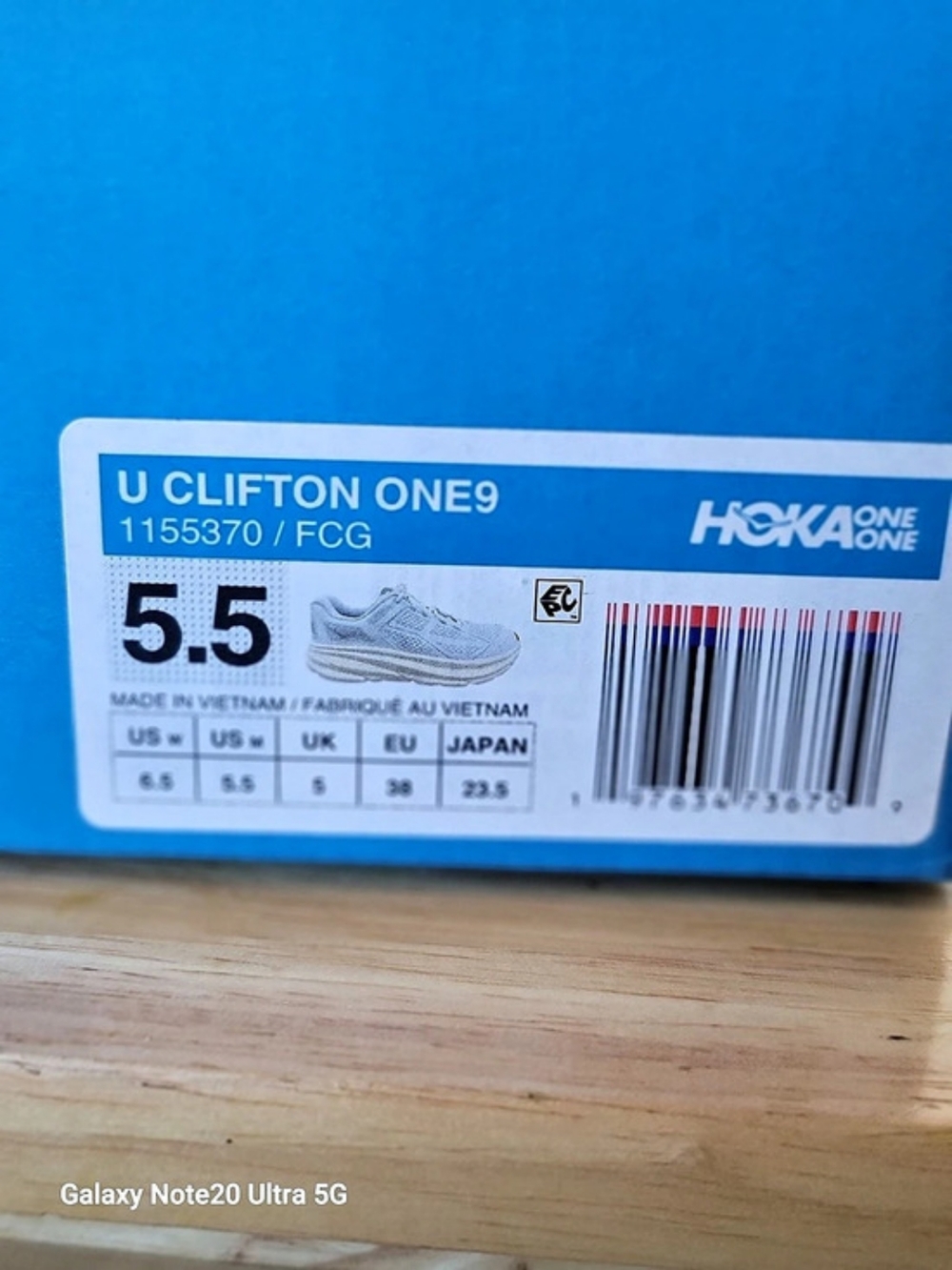 HOKA Clifton 9 Athletic Shoes White US 5.5 - Picture 10 of 10